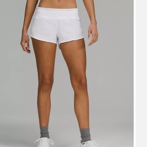 White Lululemon Shorts